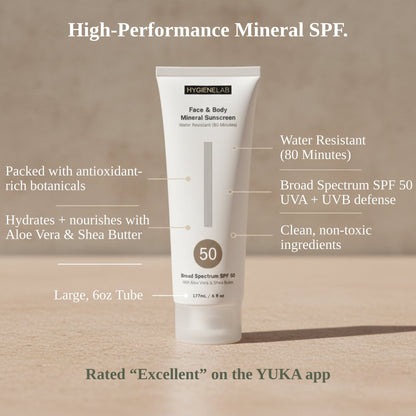 Face and Body Mineral Sunscreen