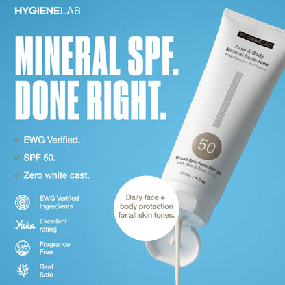 Face and Body Mineral Sunscreen