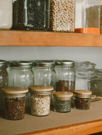 Solid Bamboo Mason Jar Lids