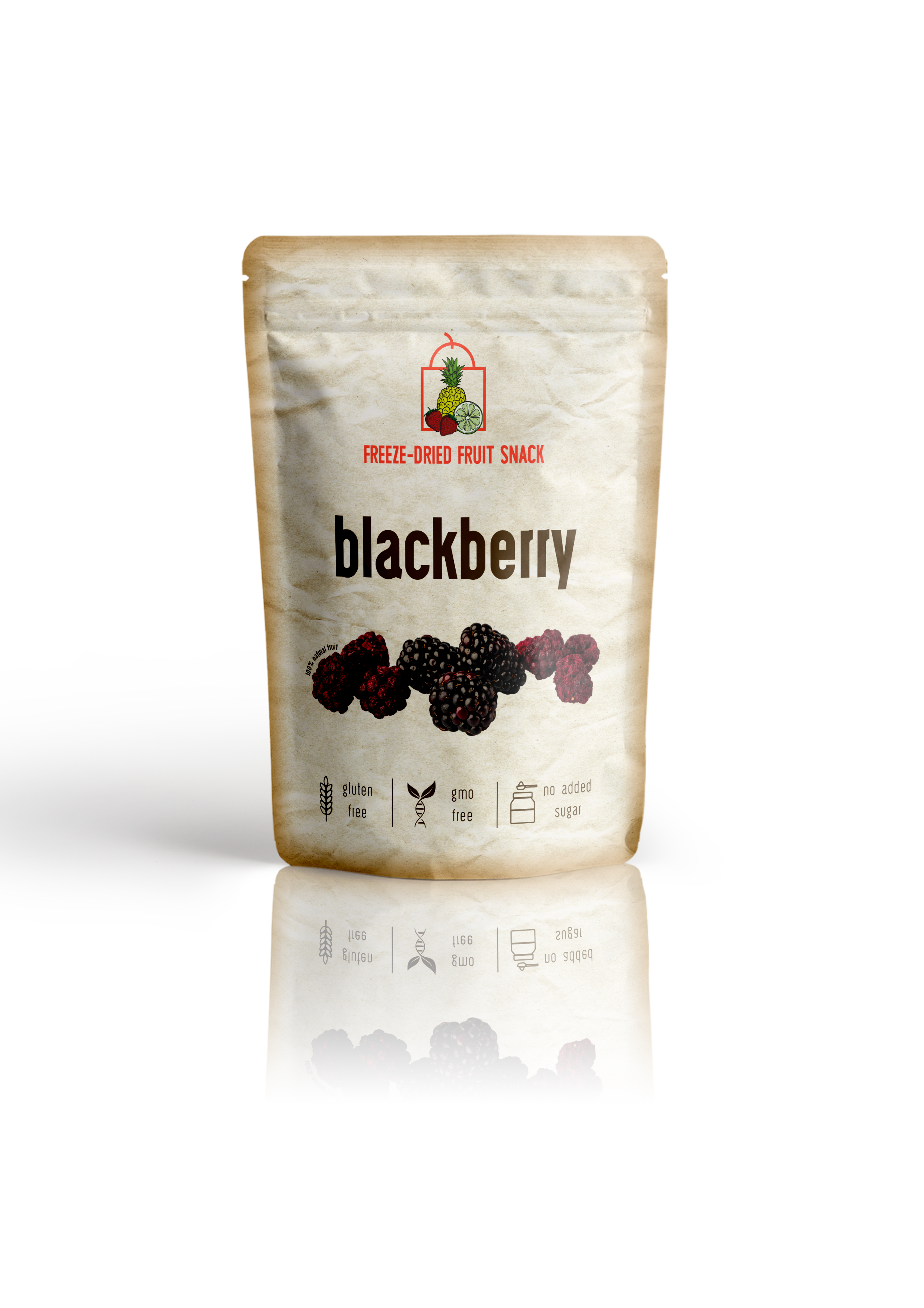 Freeze Dried Blackberry Snack by Diaita Foods (Worldwide Shipping)