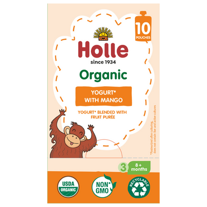 Holle Organic Yogurt Pouches - Mango by Holle USA