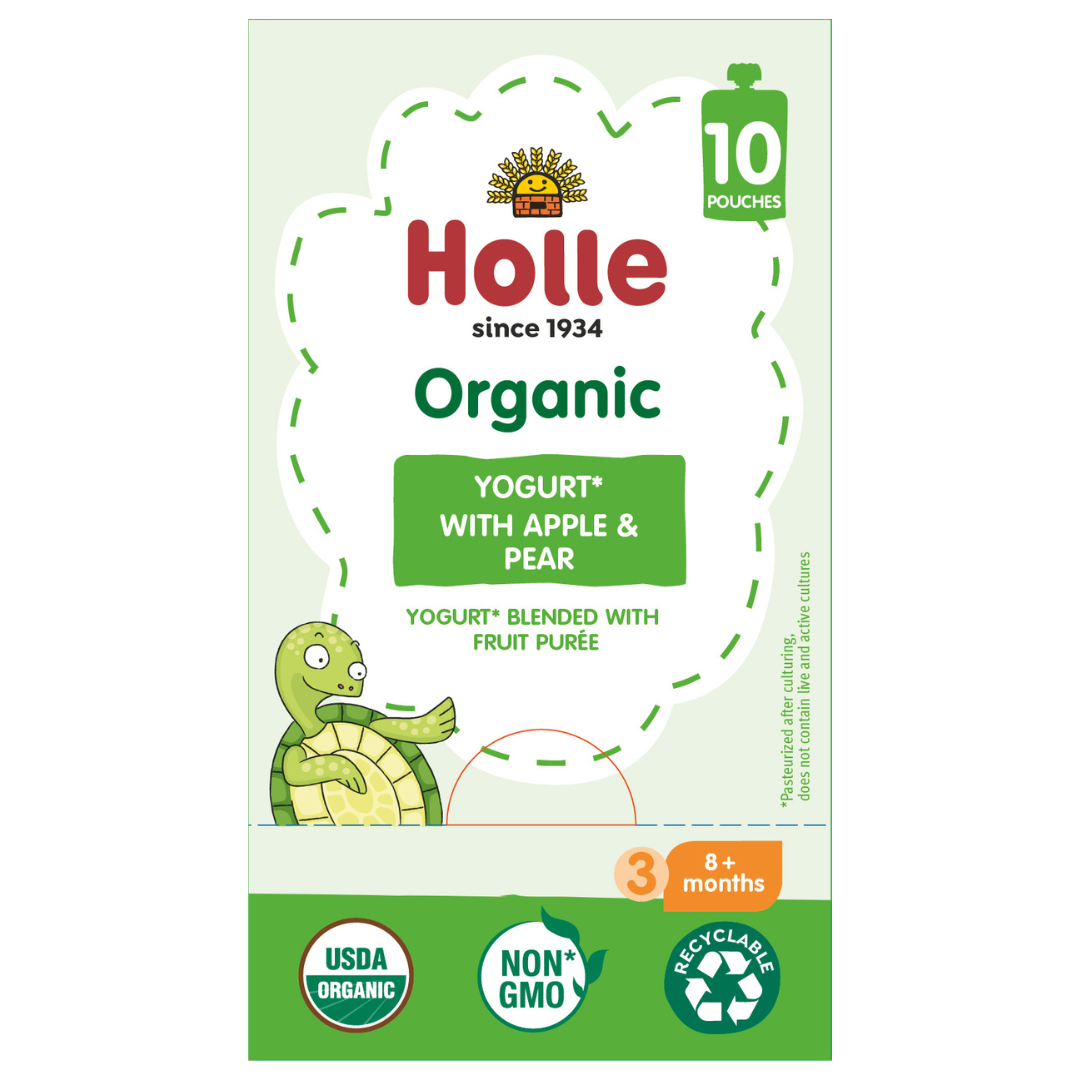 Holle Organic Yogurt Pouches - Apple & Pear by Holle USA