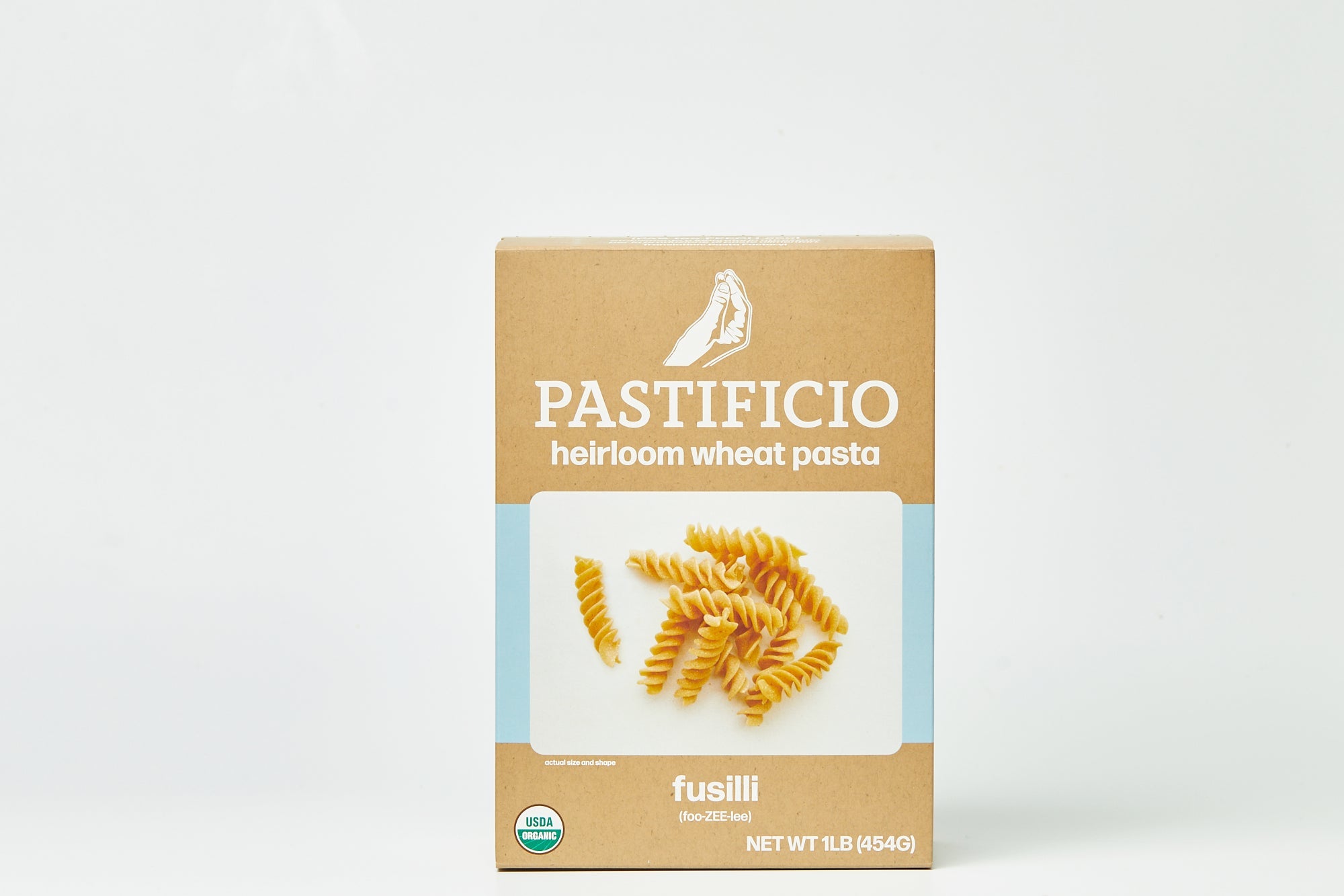 Pastificio Boulder FUSILLI Heritage Ancient Wheat Pasta Box - 6 boxes x  16oz case by Farm2Me