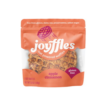 Joyffles apple cinnamon (sweet and savory) Waffles - 2-piece Pack by Farm2Me