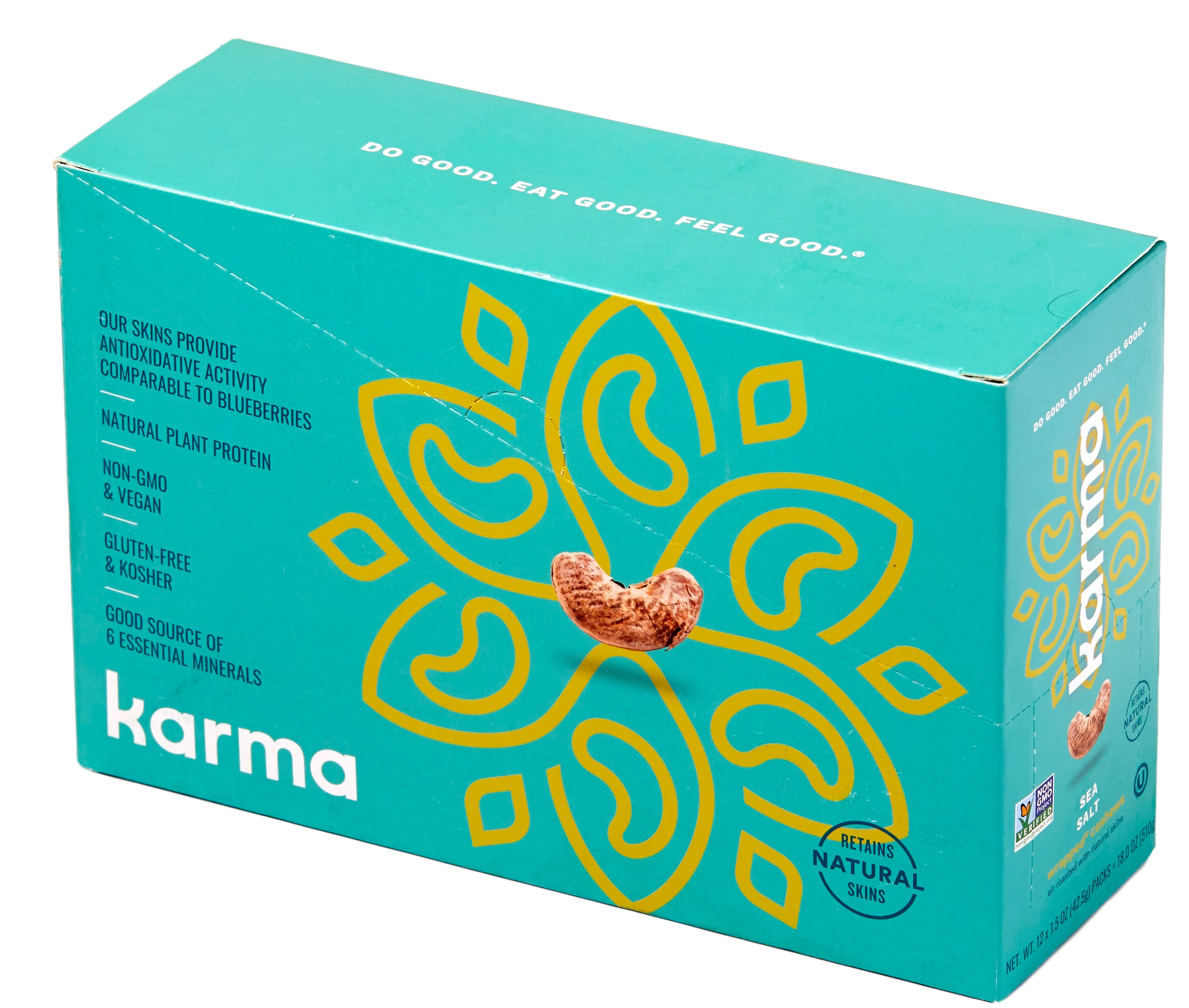 Karma Sea Salt Wrapped Cashews by Farm2Me