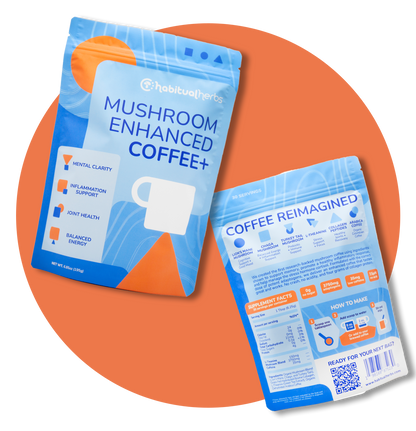 Mushroom Coffee by Habituel — Lion's Mane + Chaga + Turkey Tail + Collagen + L-theanine