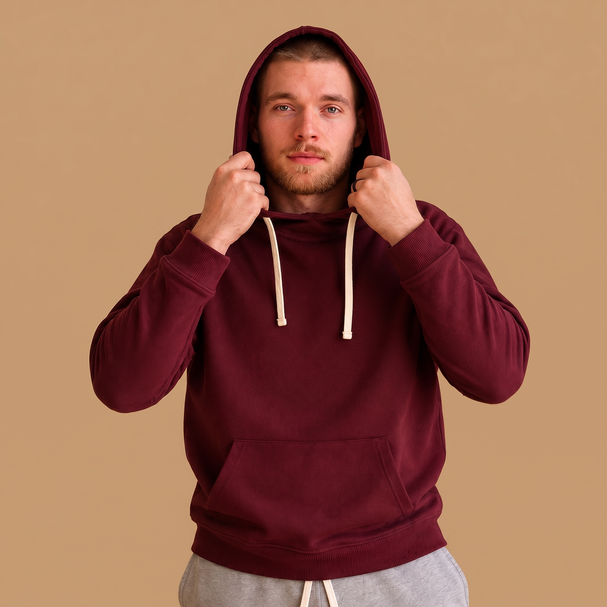 Men's Organic Cotton Midweight Raglan Hoodie