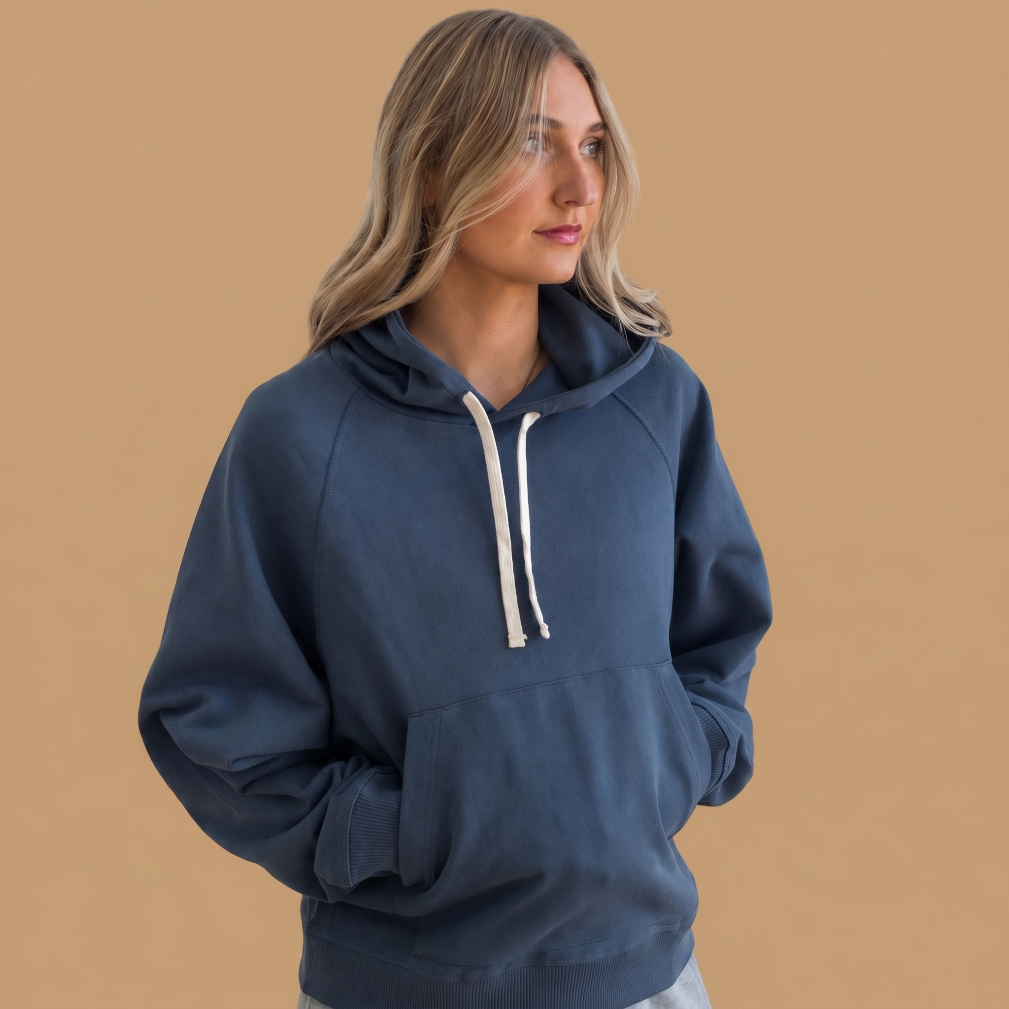Women's Organic Cotton Midweight Raglan Hoodie