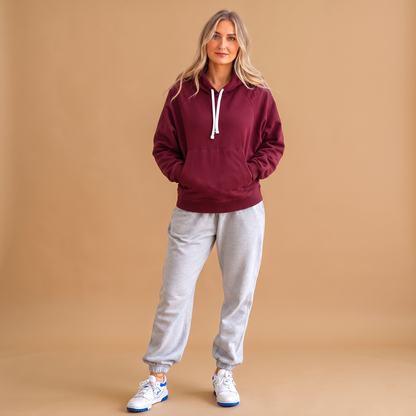 Women's Organic Cotton Midweight Raglan Hoodie