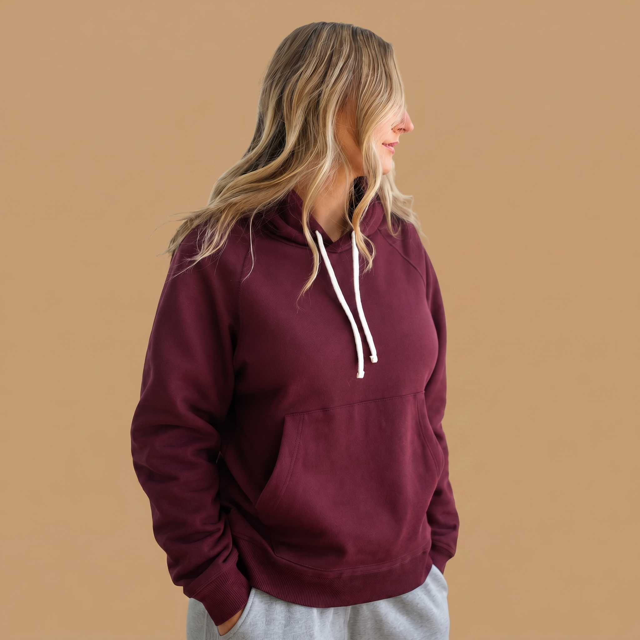 Women's Organic Cotton Midweight Raglan Hoodie