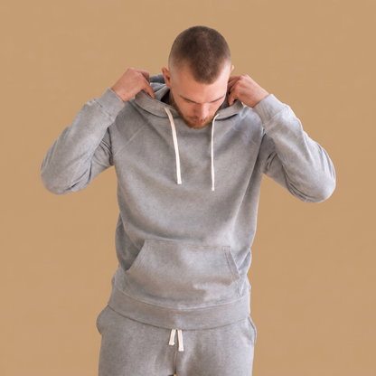 Men's Organic Cotton Midweight Raglan Hoodie