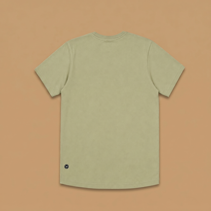 Organic Cotton Midweight T-Shirt Curved Hem