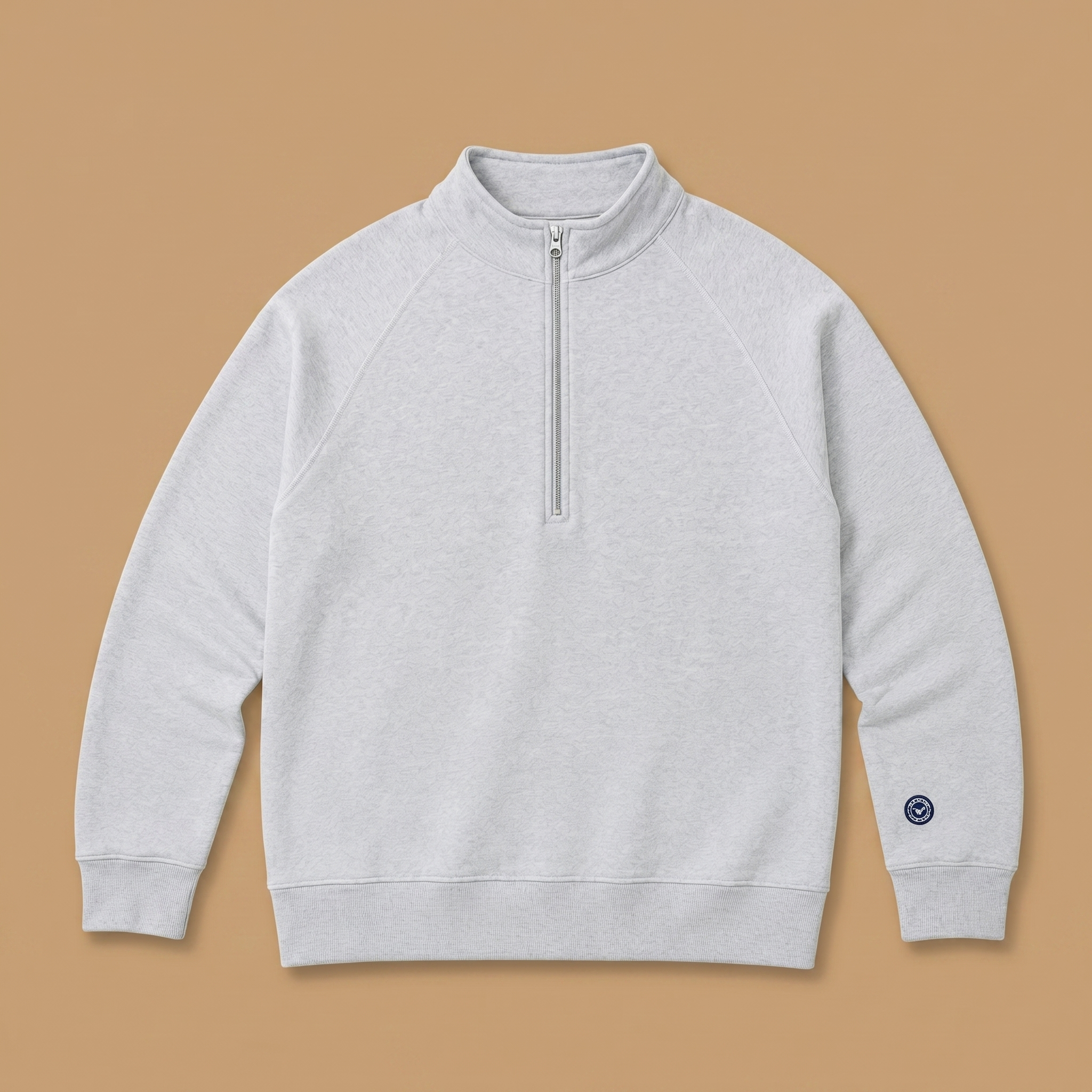 Organic Cotton Midweight Raglan Quarterzip