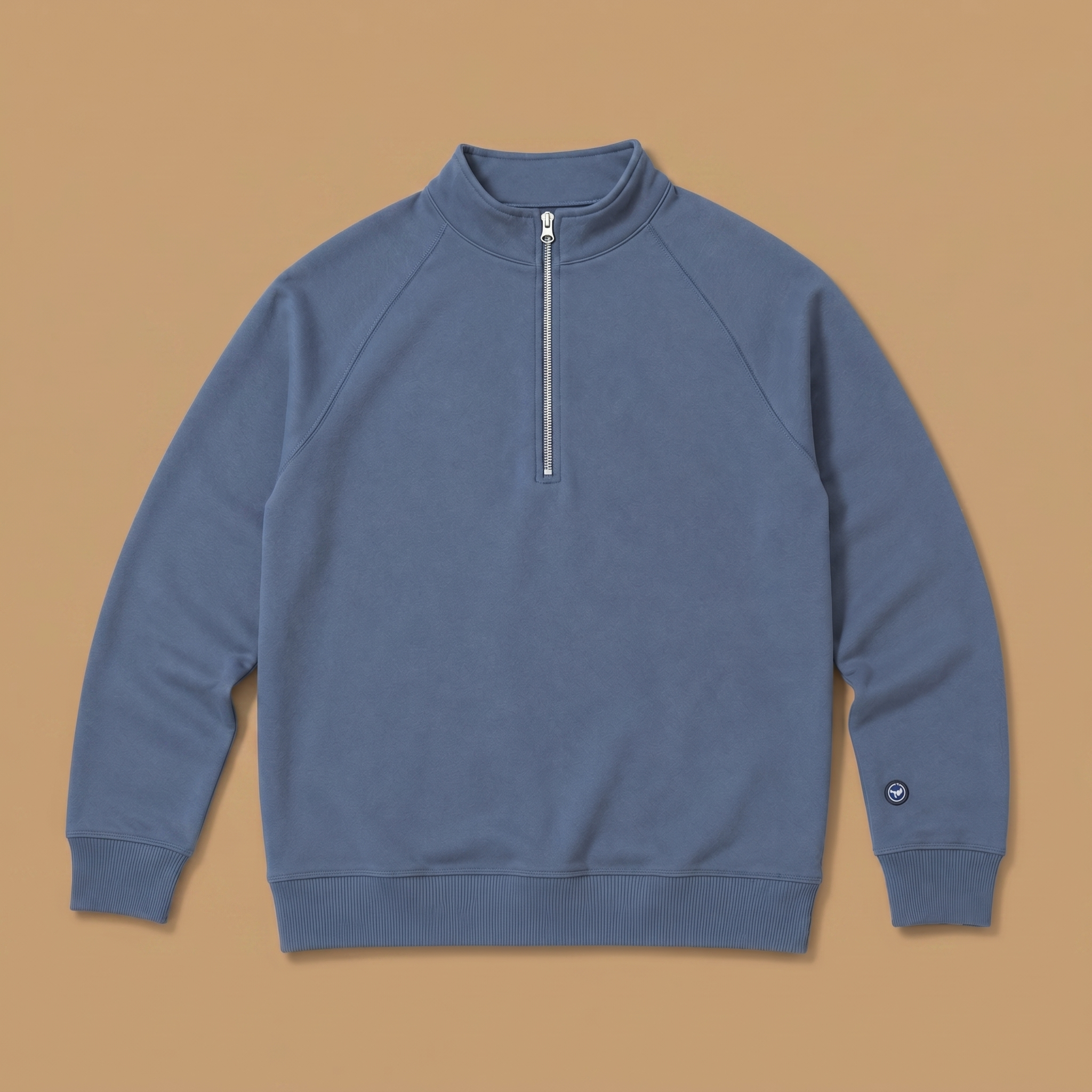 Organic Cotton Midweight Raglan Quarterzip
