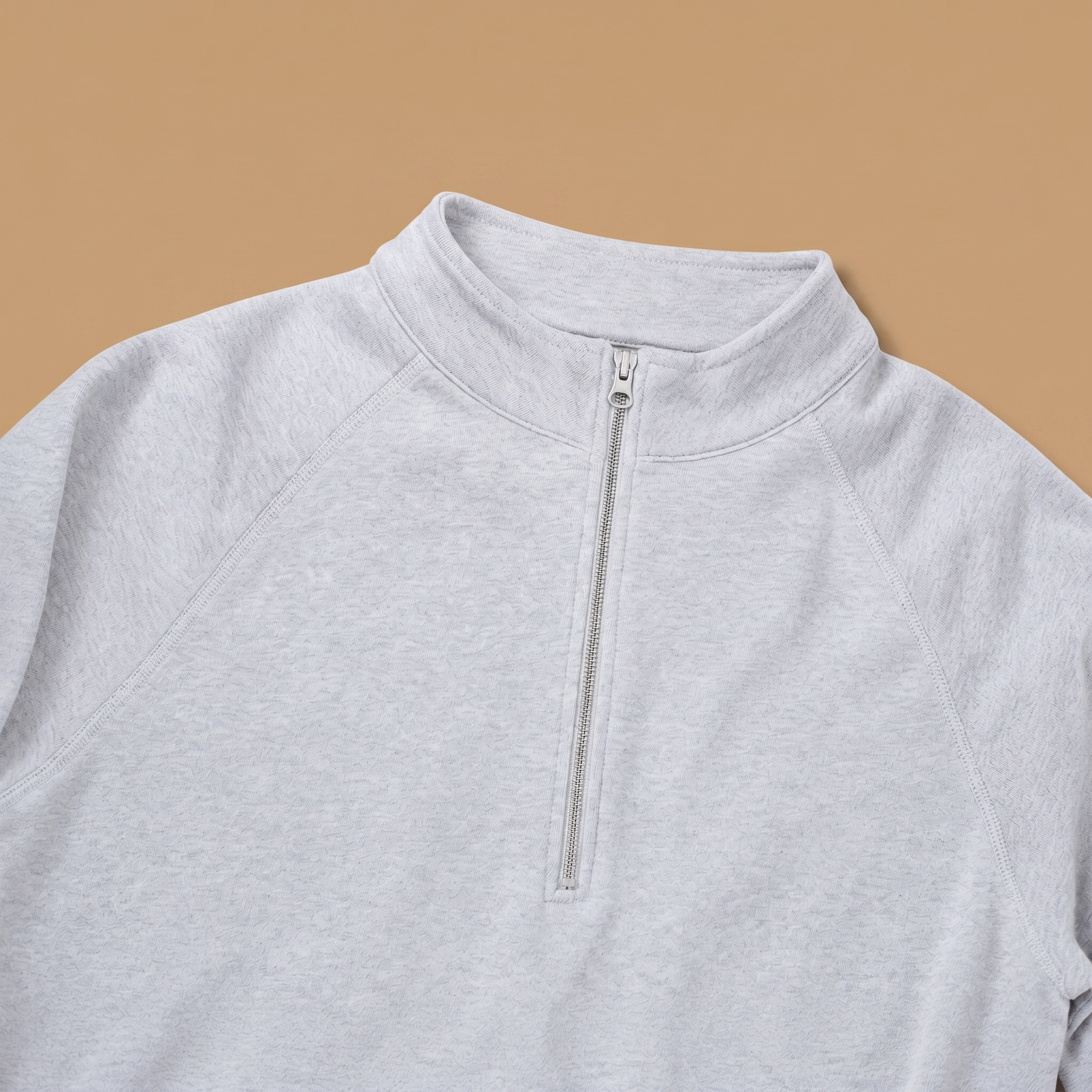 Organic Cotton Midweight Raglan Quarterzip
