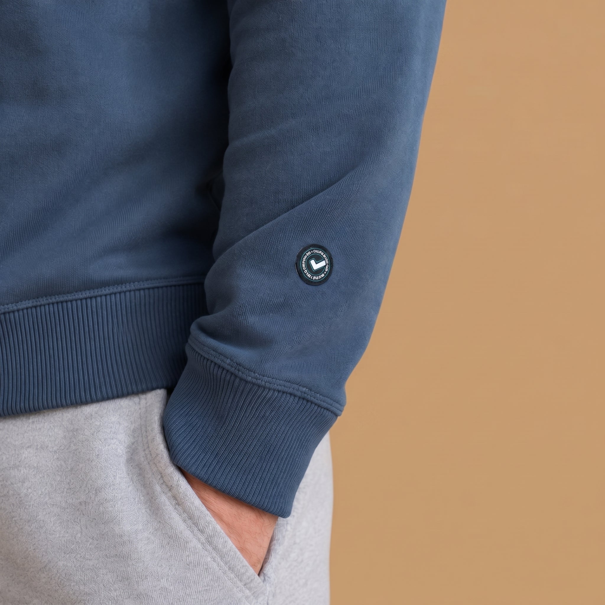 Organic Cotton Midweight Raglan Quarterzip