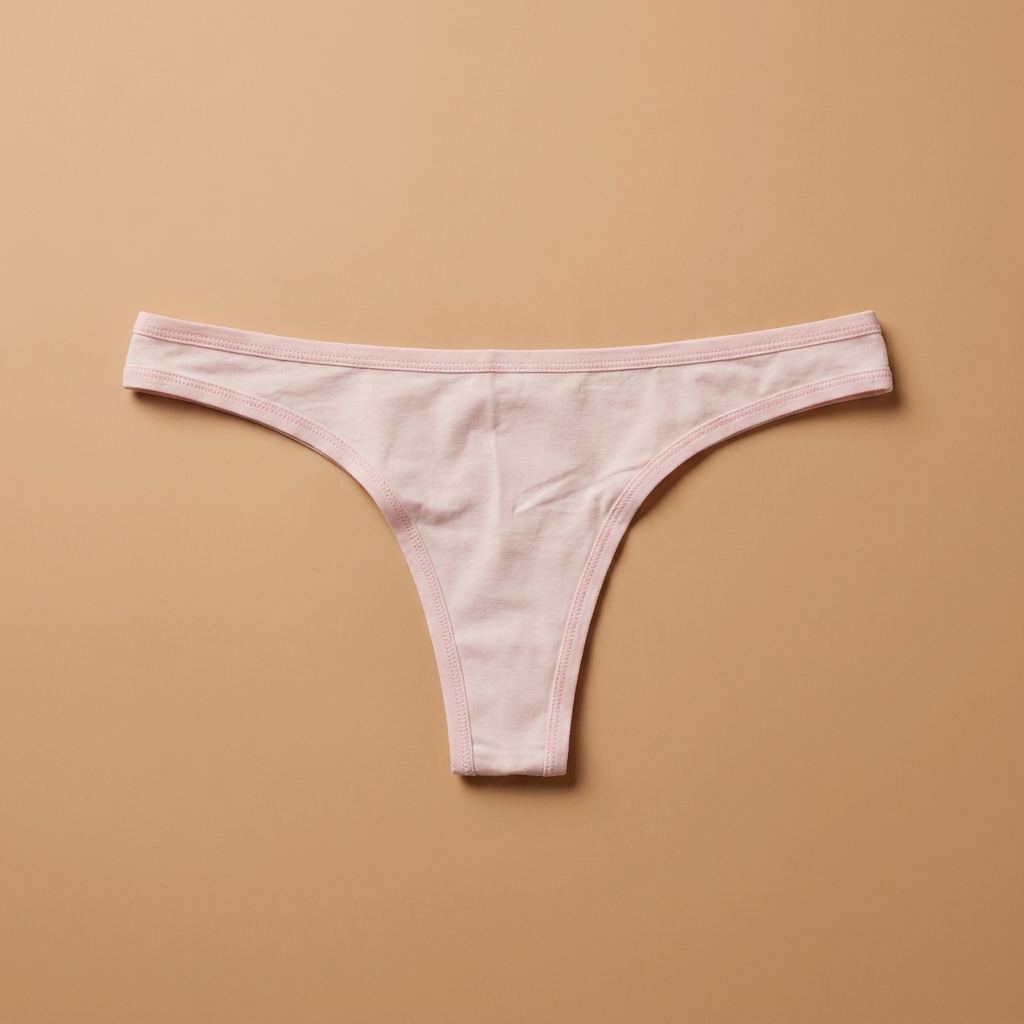Organic Cotton Thong - Jet Black