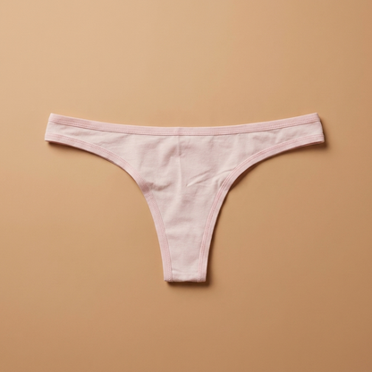 Organic Cotton Thong - Jet Black