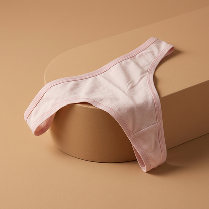 Organic Cotton Thong - Jet Black