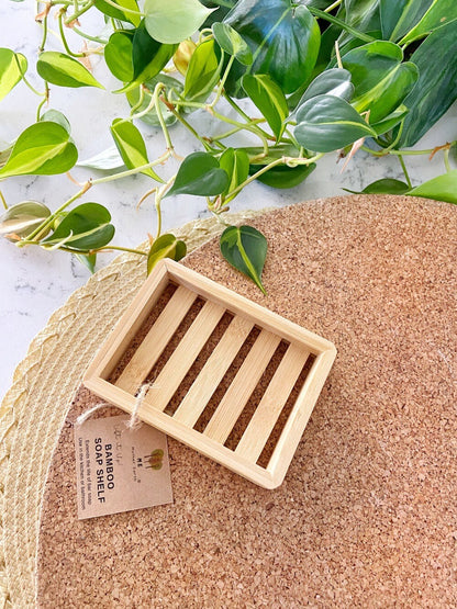 Lift it Up! Bamboo Soap Dish