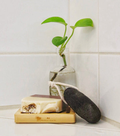Lava Pumice Stone with Cotton Hanging Loop