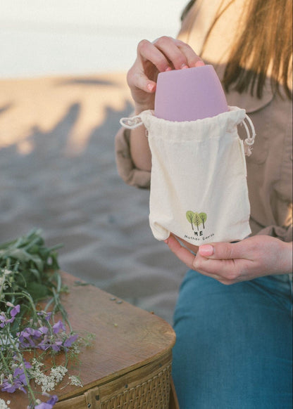 Portable Silicone Travel Wine Glasses + Travel Bag