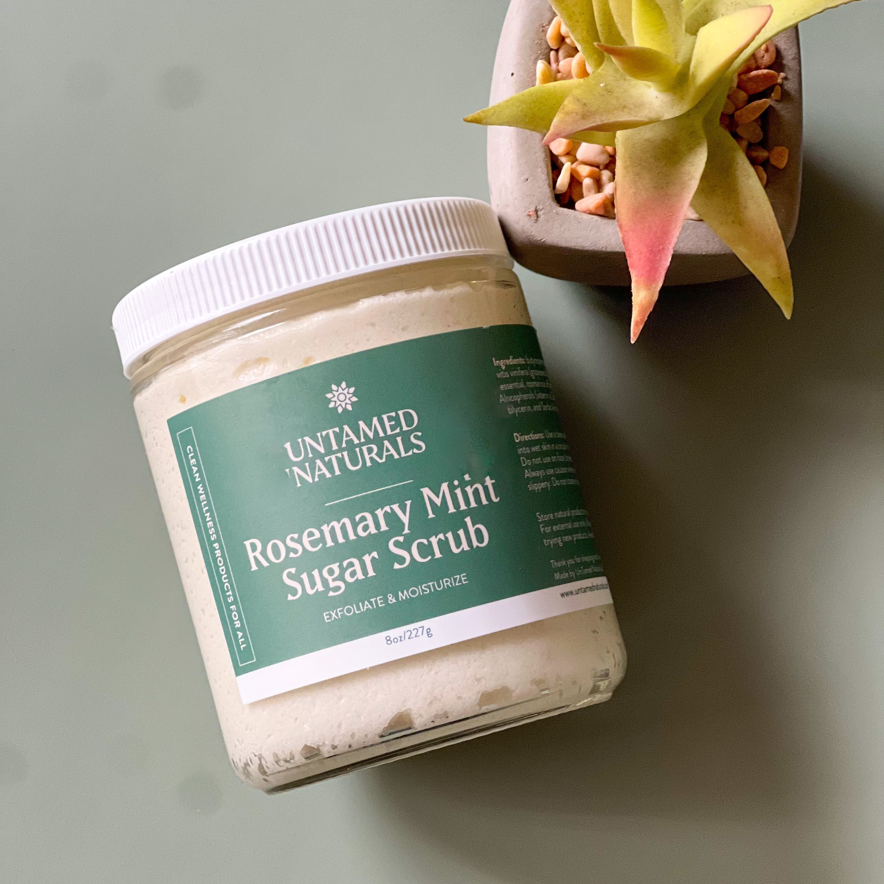 Rosemary Mint Sugar Scrub by UnTamed Naturals