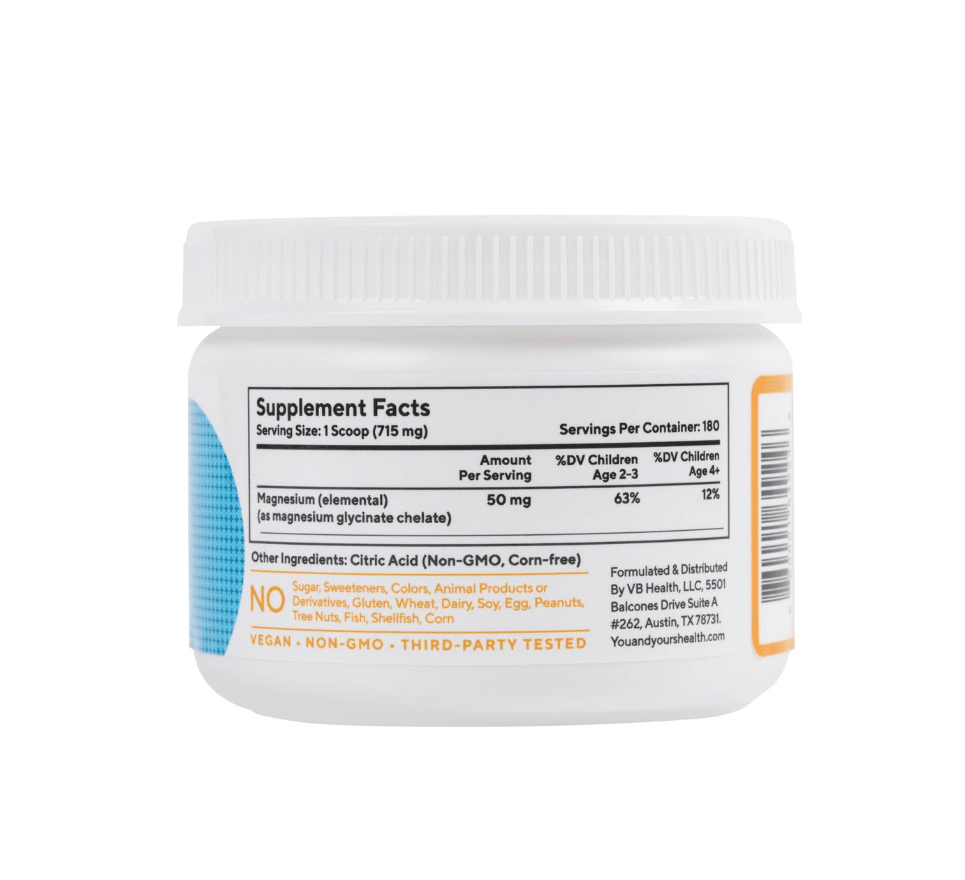 Tasteless, Calming Magnesium for Kids