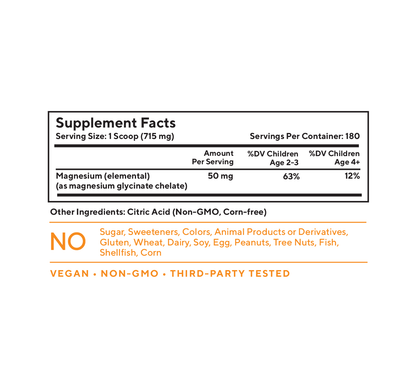 Tasteless, Calming Magnesium for Kids