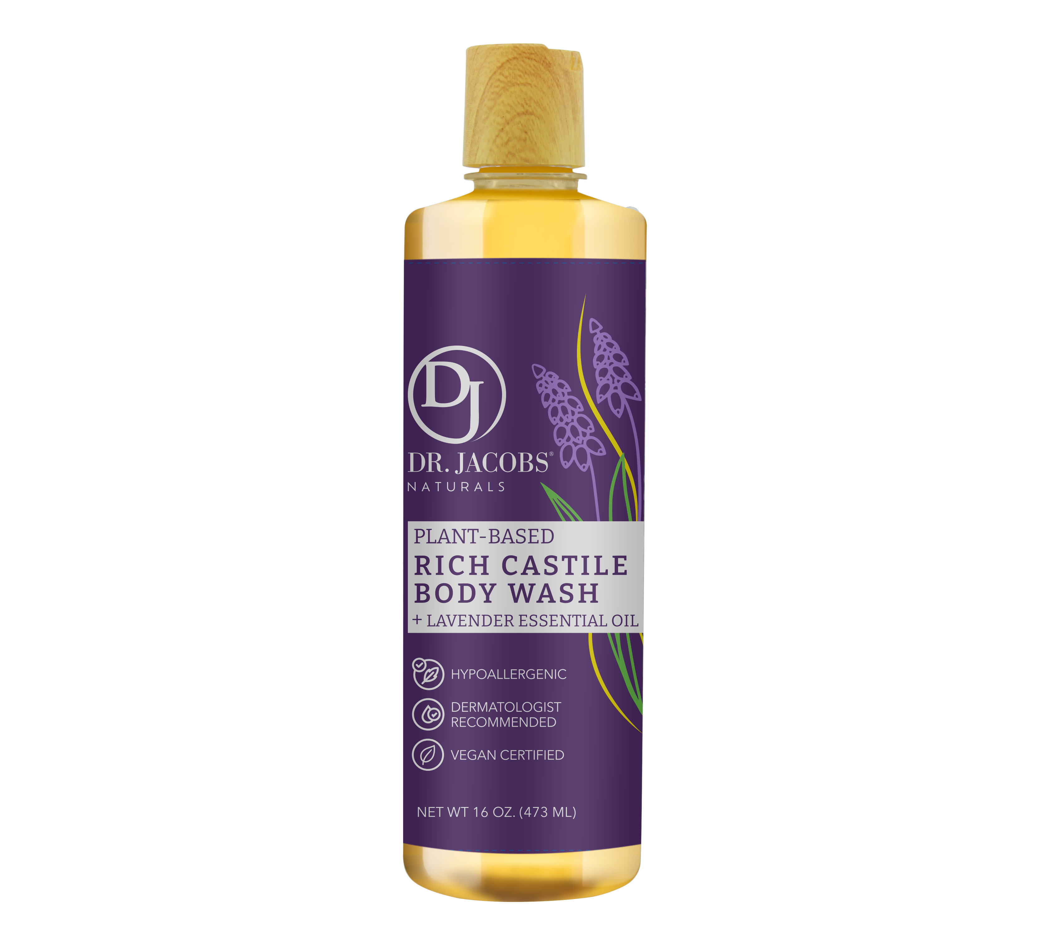 Lavender Castile Body Wash by Dr. Jacobs Naturals