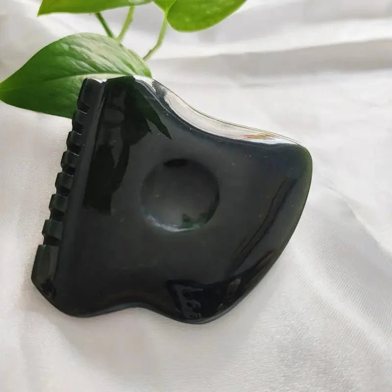 Gua Sha - Pure Nephrite Jade - Facial Massage Tool by kokoabotanics