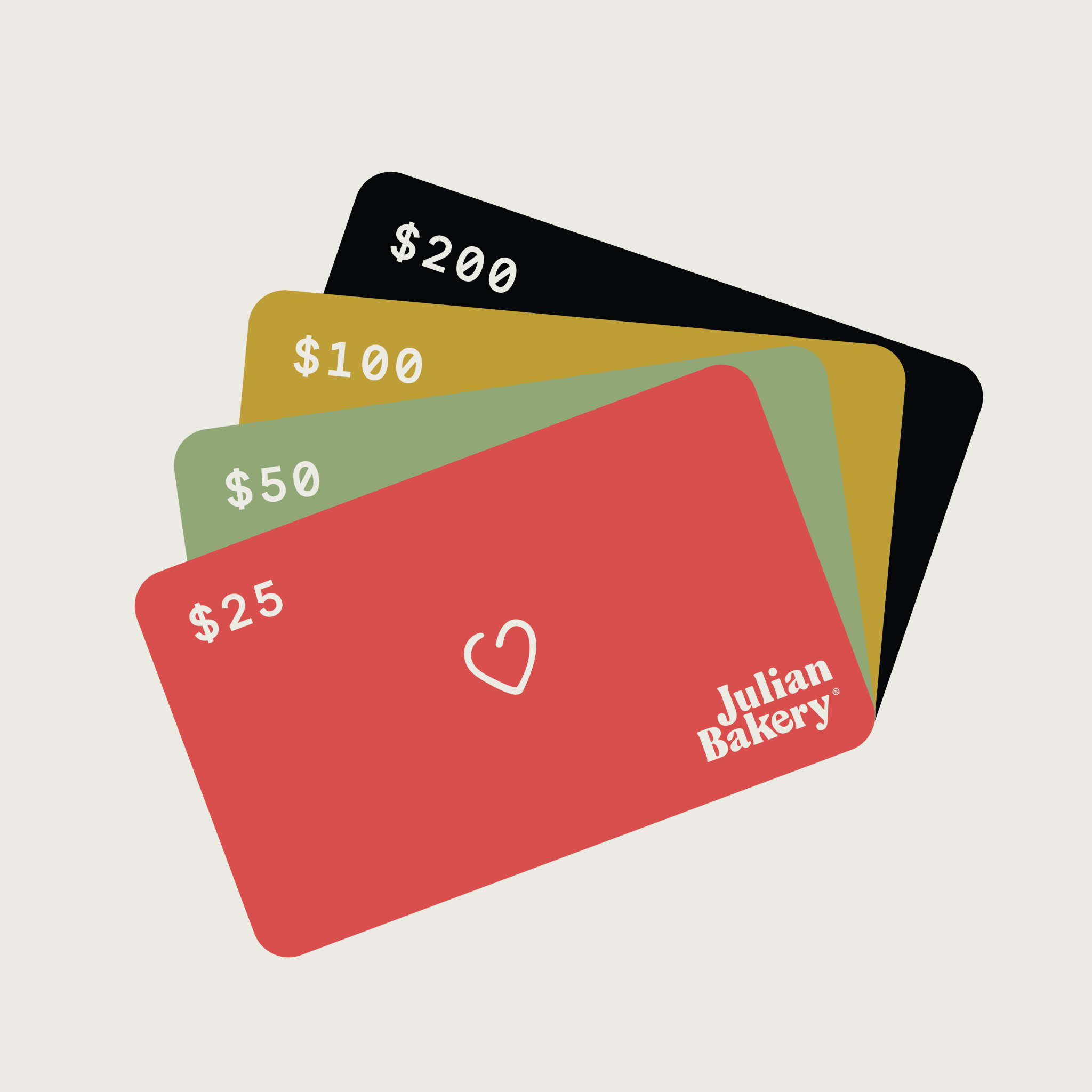 Julian's Gift Card