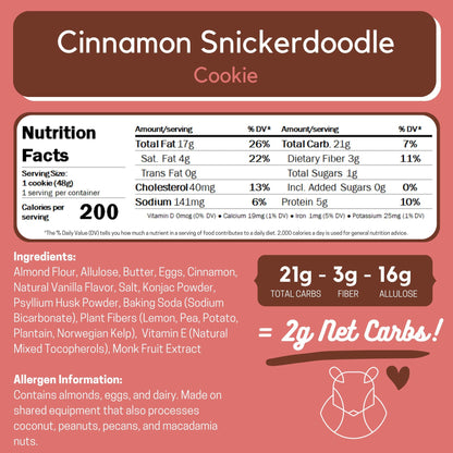Keto Cookies by ChipMonk Baking