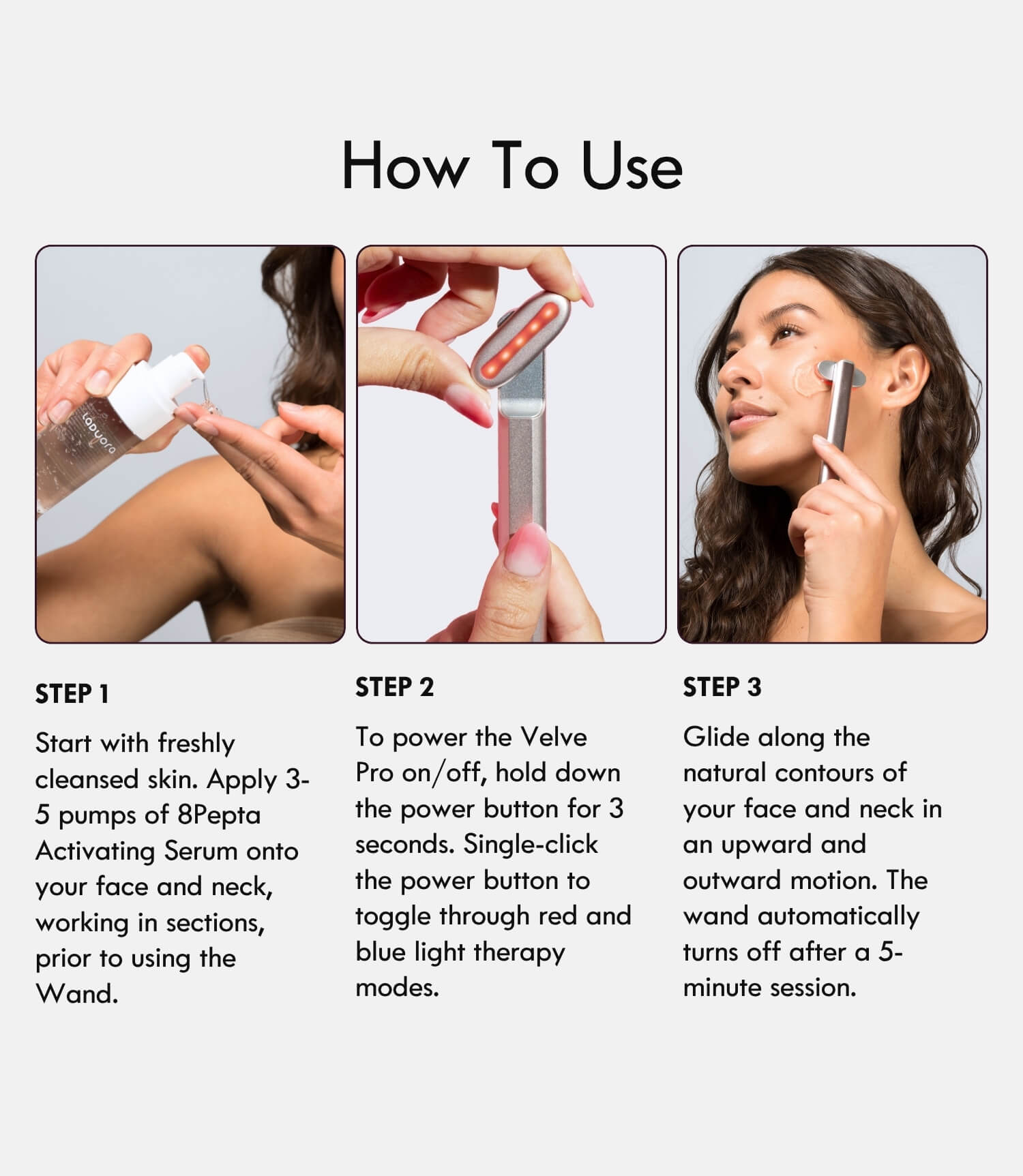 Velve Pro 5-in-1 Skincare Wand Complete Kit