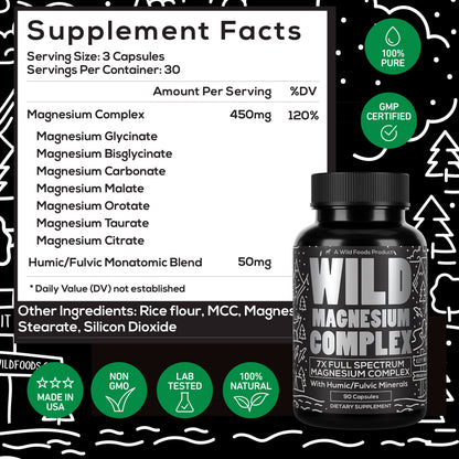 Wholesale of 10 - Wild Magnesium Complex - 7x Forms
