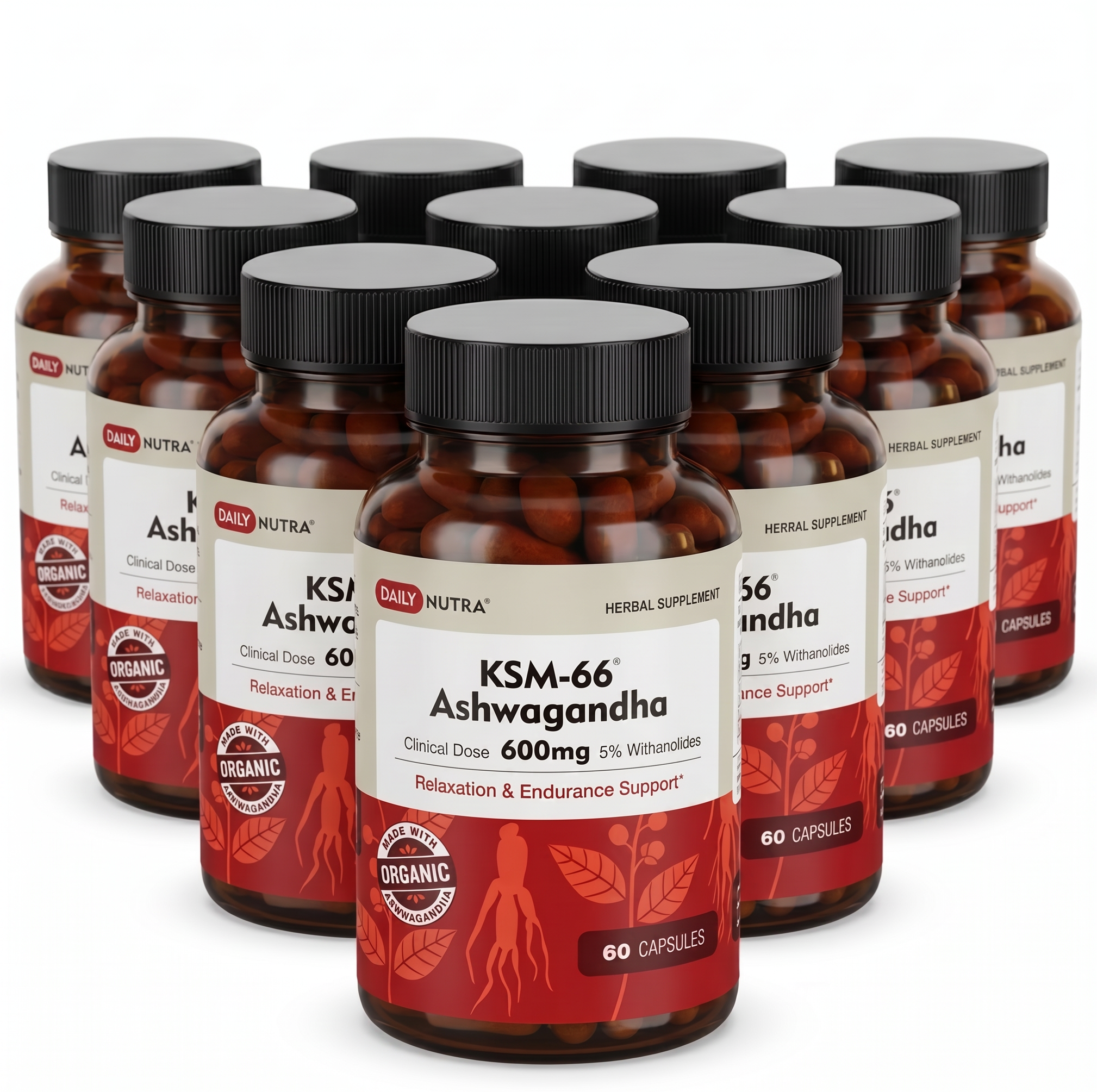 Wholesale of 10 - Daily Nutra KSM-66 Ashwagandha 60c
