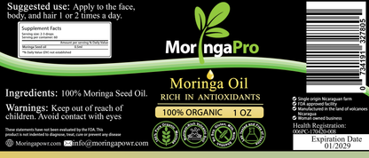 Moringa Seed Oil - Organic