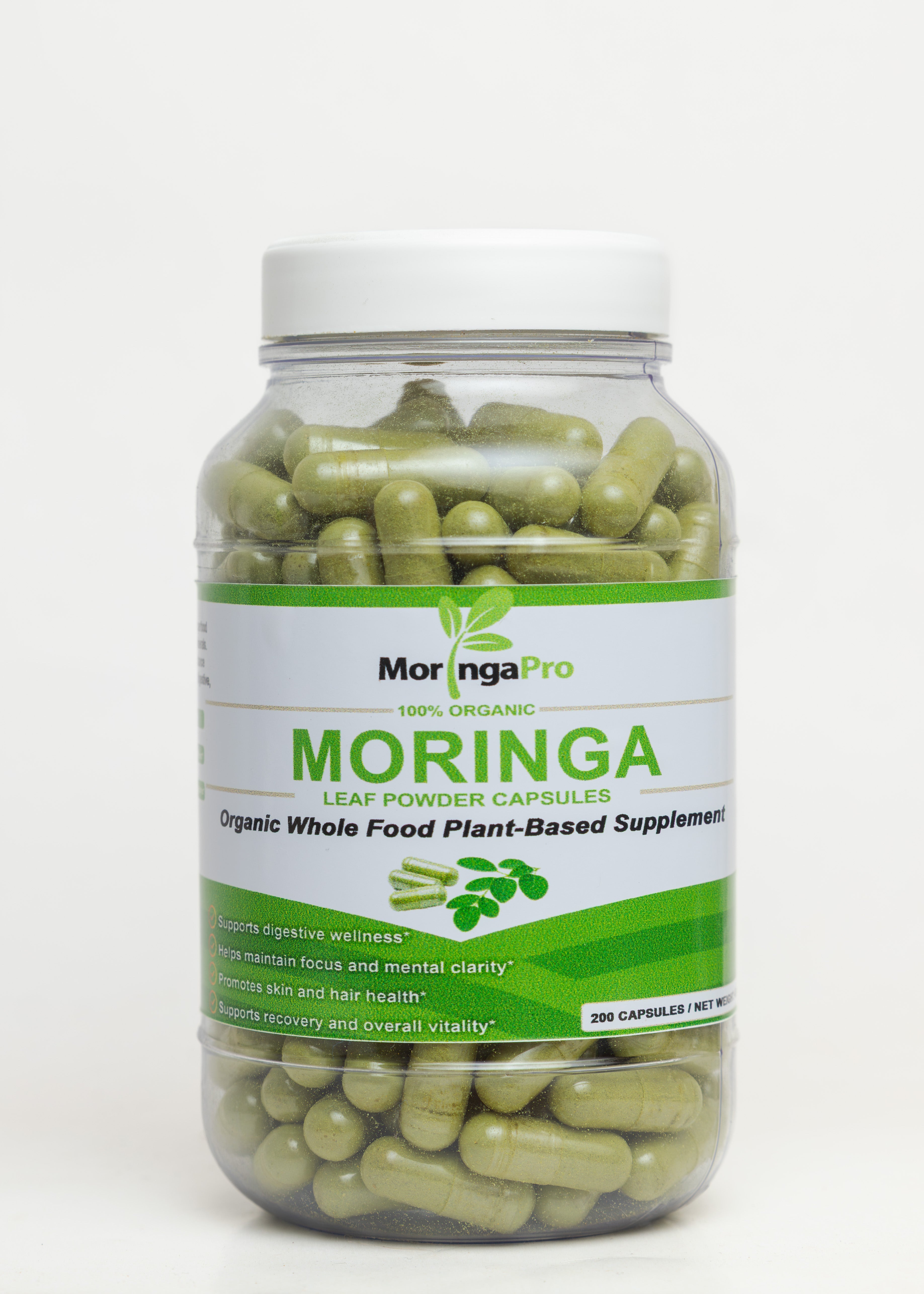 Moringa Leaf Capsules *Organic