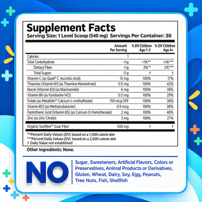 Tasteless Multivitamin Powder for Kids