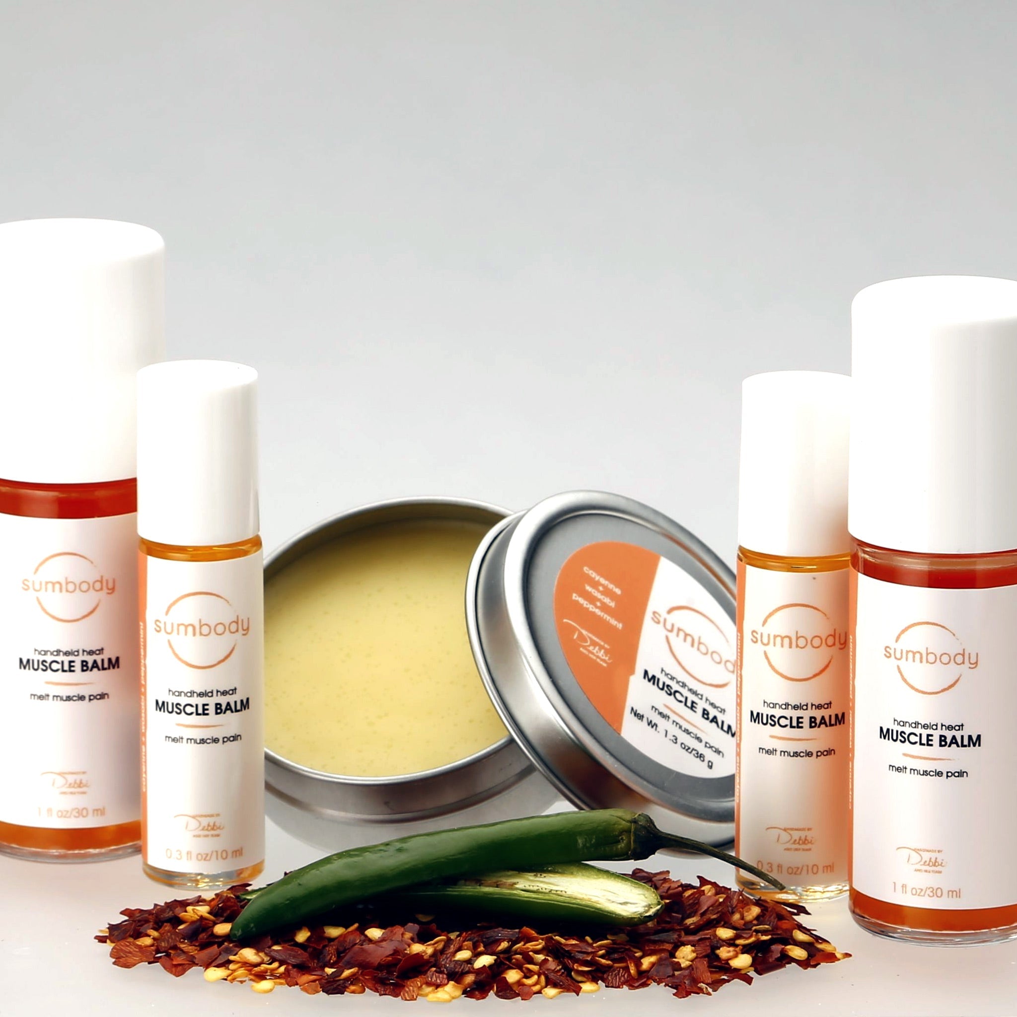 Handheld Heat Muscle Balms by Sumbody Skincare