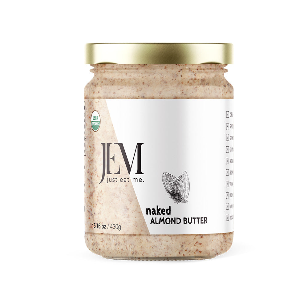 JEM Organics Crunchy Naked Almond Butter - Large 6 pack by Farm2Me