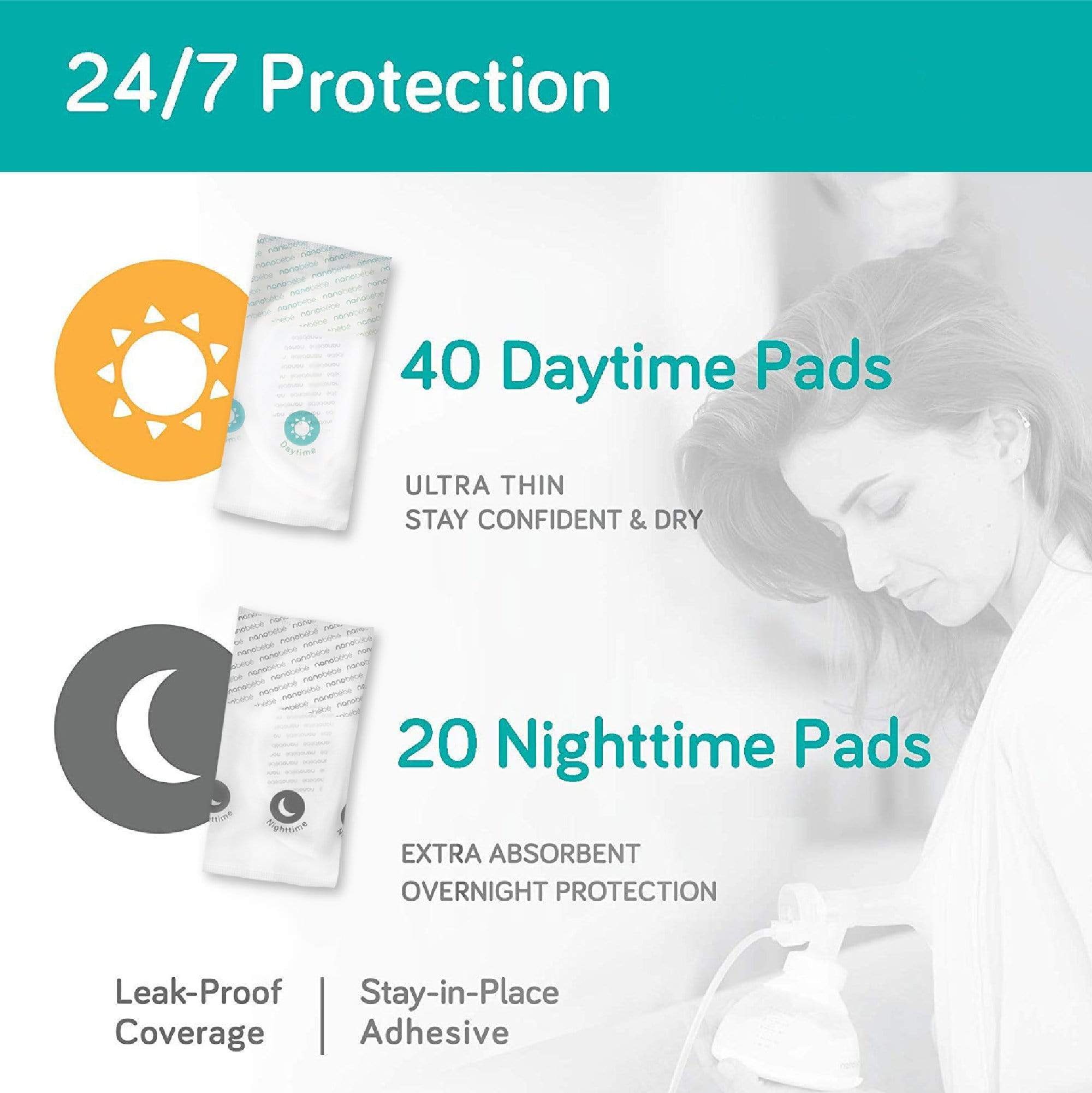 Day & Night Nursing Pads by Nanobébé US