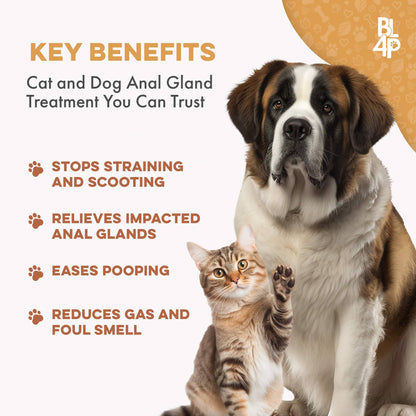 Scoot Stopper & Anal Gland Support for Dogs and Cats by BestLife4Pets