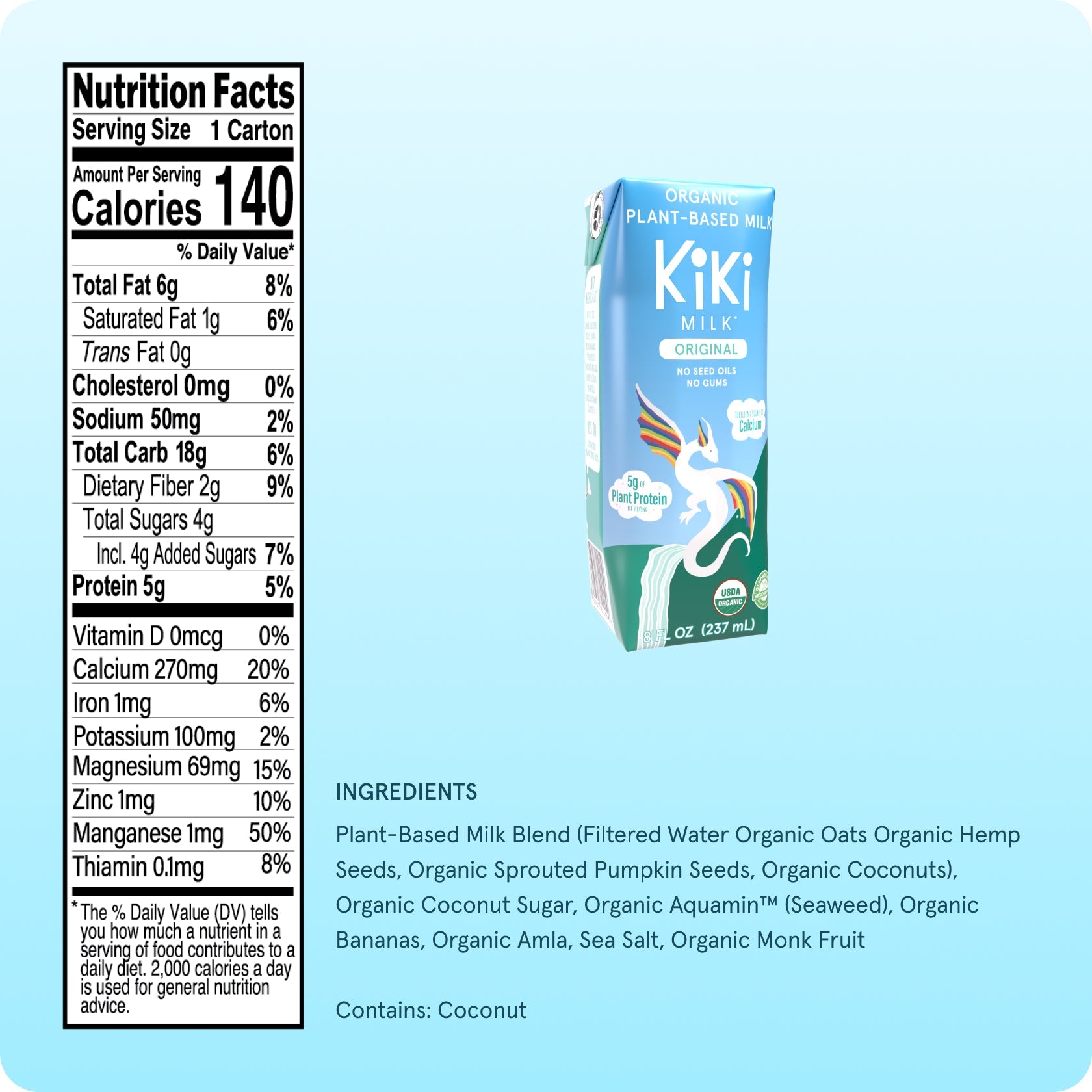 Original Kiki Milk - 8 fl oz - Pack of 12 by Kiki Milk