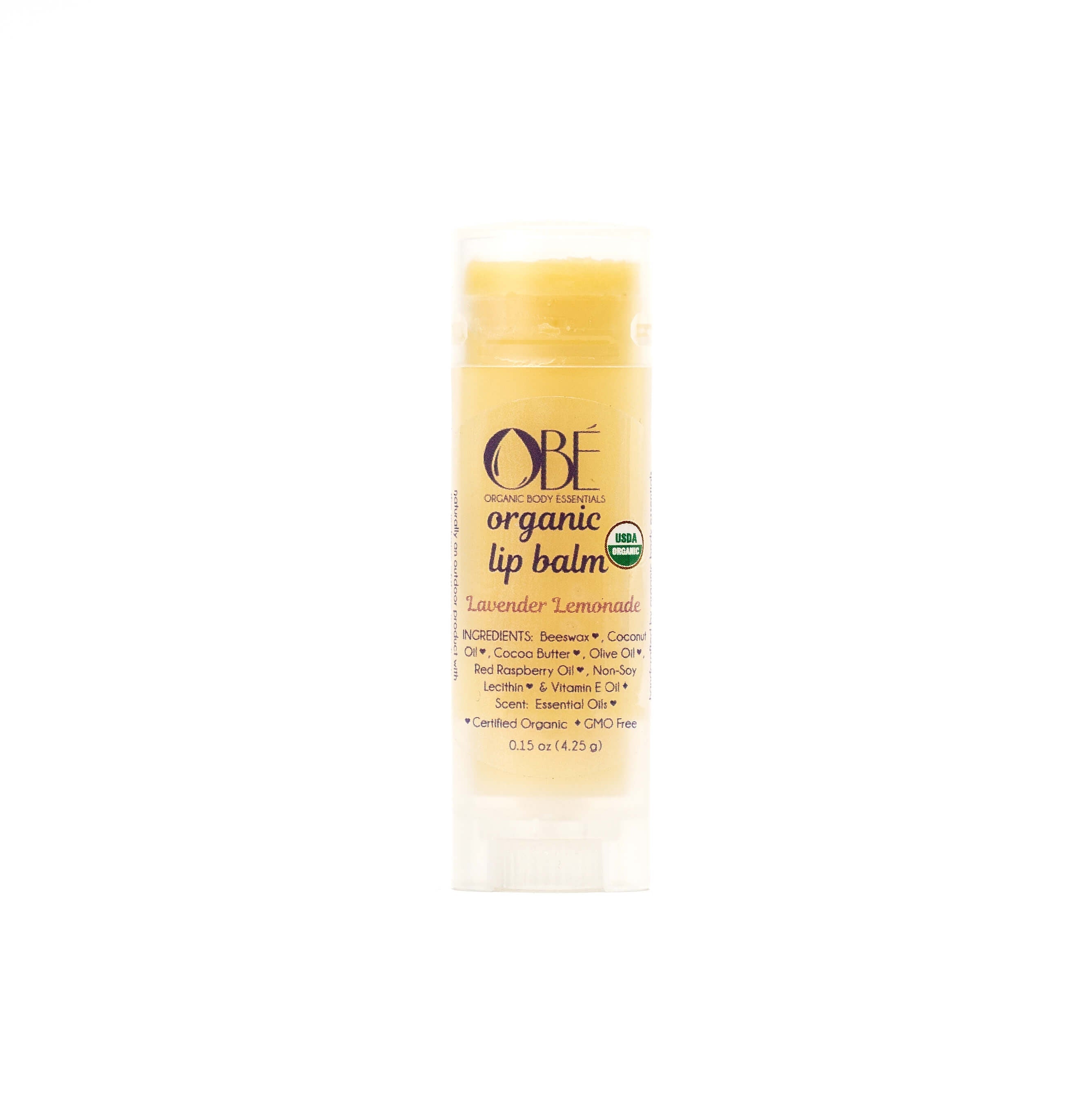 Organic Lip Balm - Lavender Lemonade