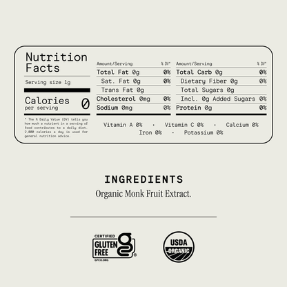 Organic PureMonk® Ultra Sweetener