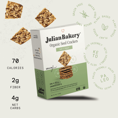Organic Seed Crackers - Salt & Pepper 4oz