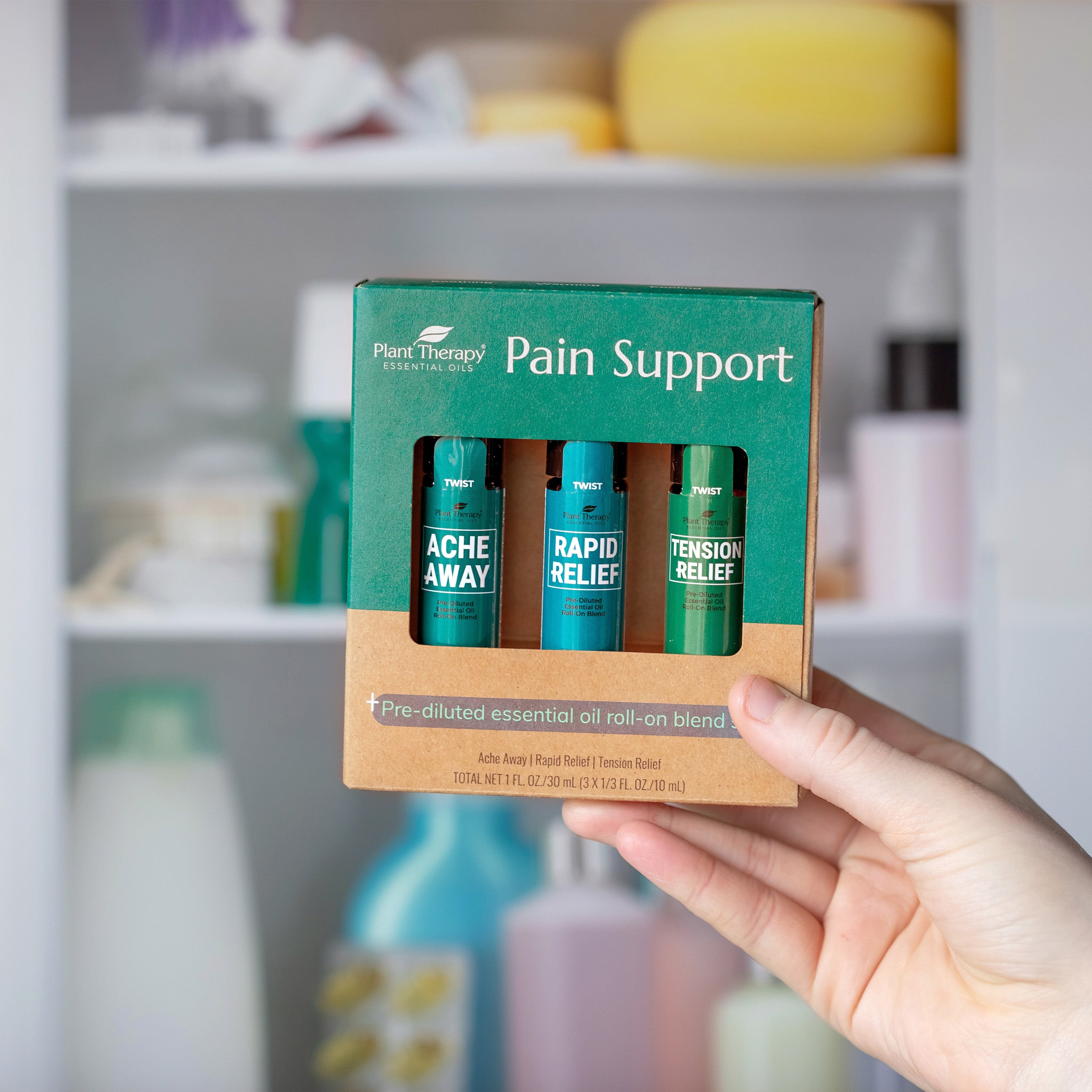 Pain Support Essential Oil Blend Roll On Set by Plant Therapy