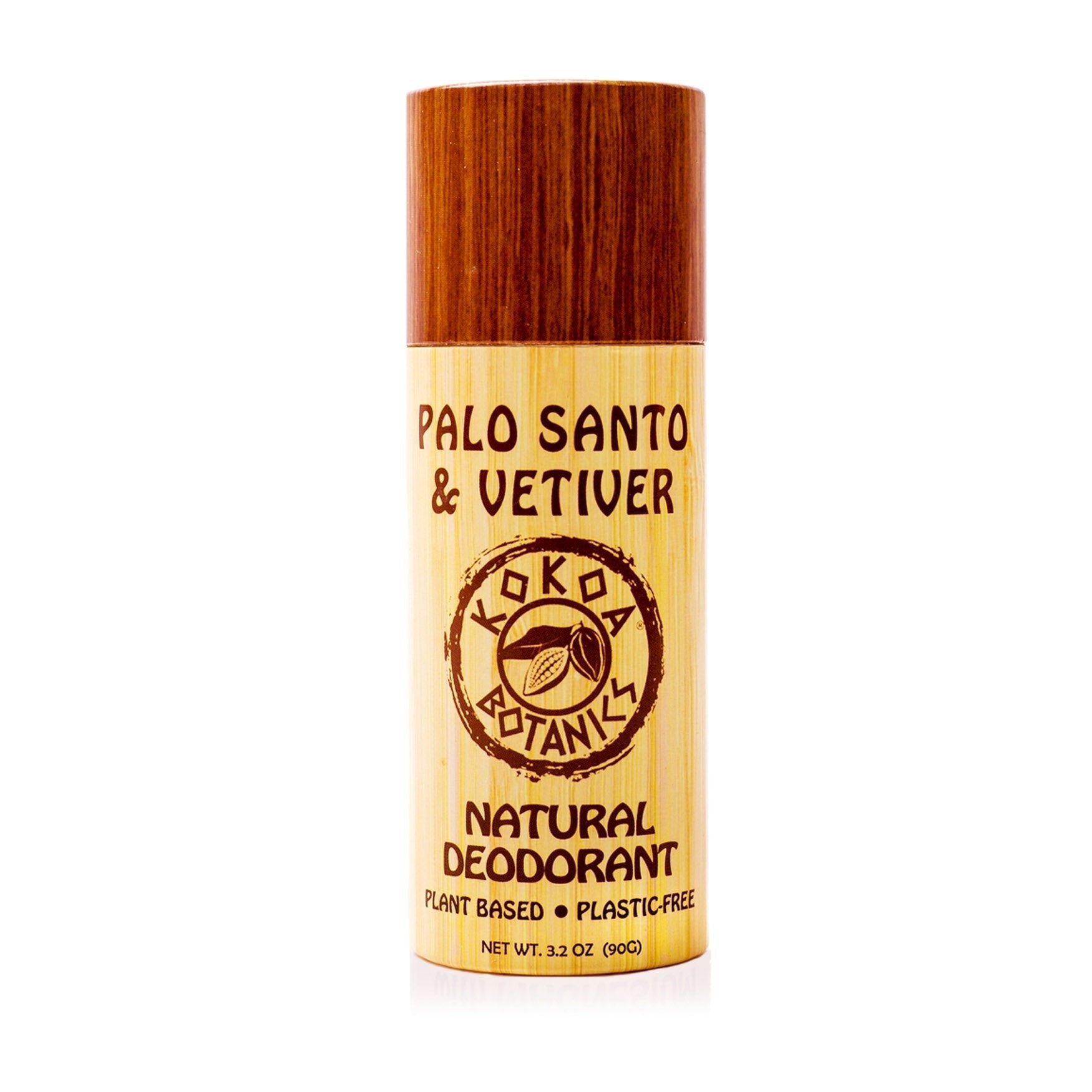 PALO SANTO & VETIVER - Natural Detox Deodorant - Sport - Plastic-Free - Aluminum-Free 3.2 oz by kokoabotanics