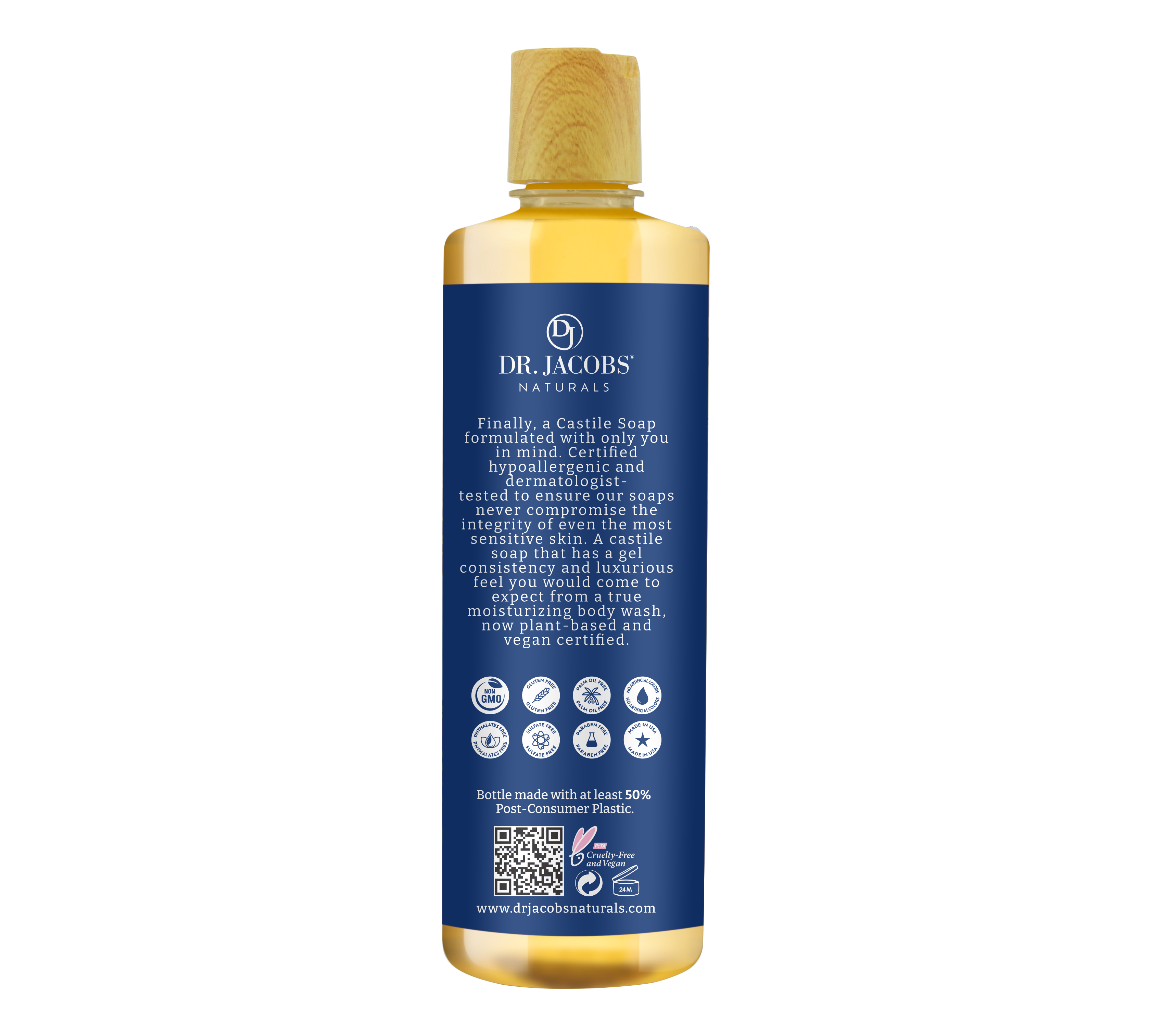 Peppermint Castile Body Wash by Dr. Jacobs Naturals